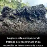 Foto viral la roca que oculta niña 10 Foto viral la roca que oculta niña
