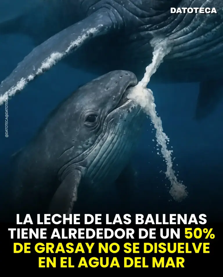 Leche de ballena la más grasa y energética