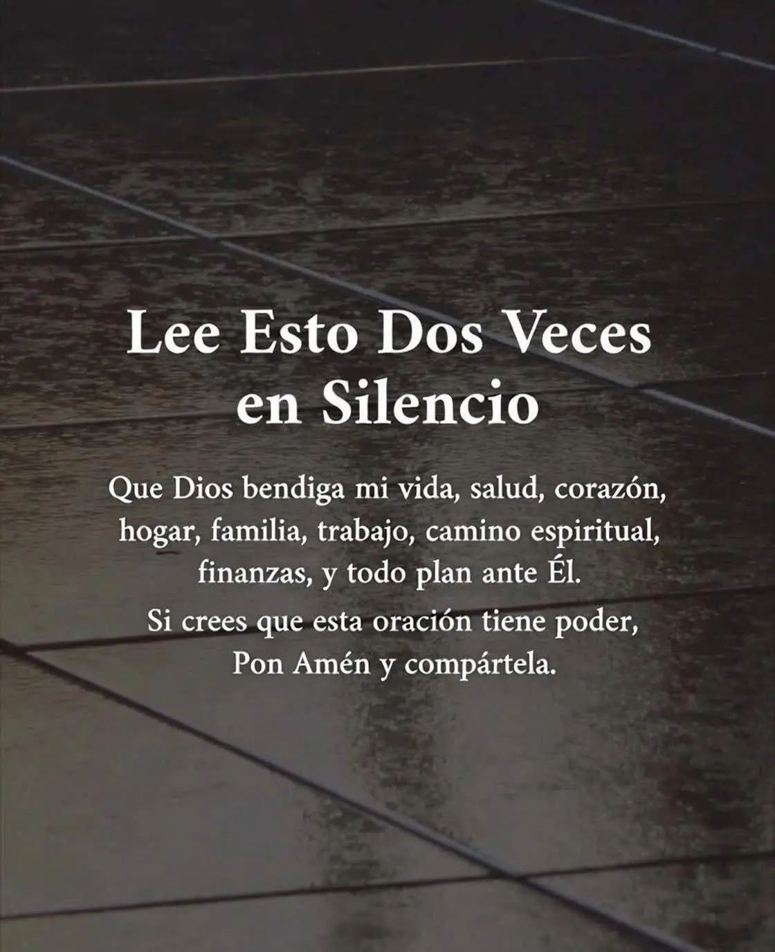 Oración silenciosa para encontrar paz y fe