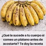Plátano antes de dormir y sueño profundo