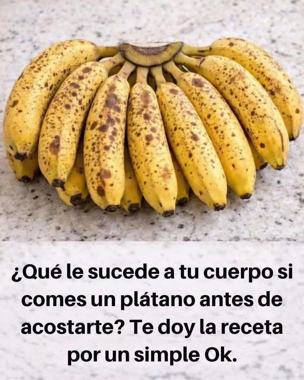 Plátano antes de dormir y sueño profundo