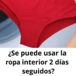 Ropa interior dos días seguidos higiene y riesgos
