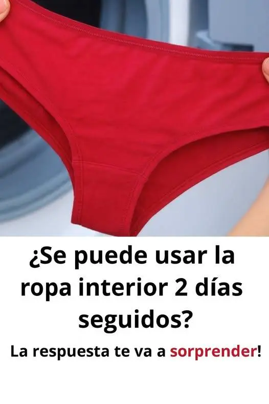 Ropa interior dos días seguidos higiene y riesgos 2 Ropa interior dos días seguidos higiene y riesgos