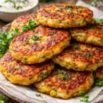 Tortitas de Verduras con Queso Crujientes Receta Fácil