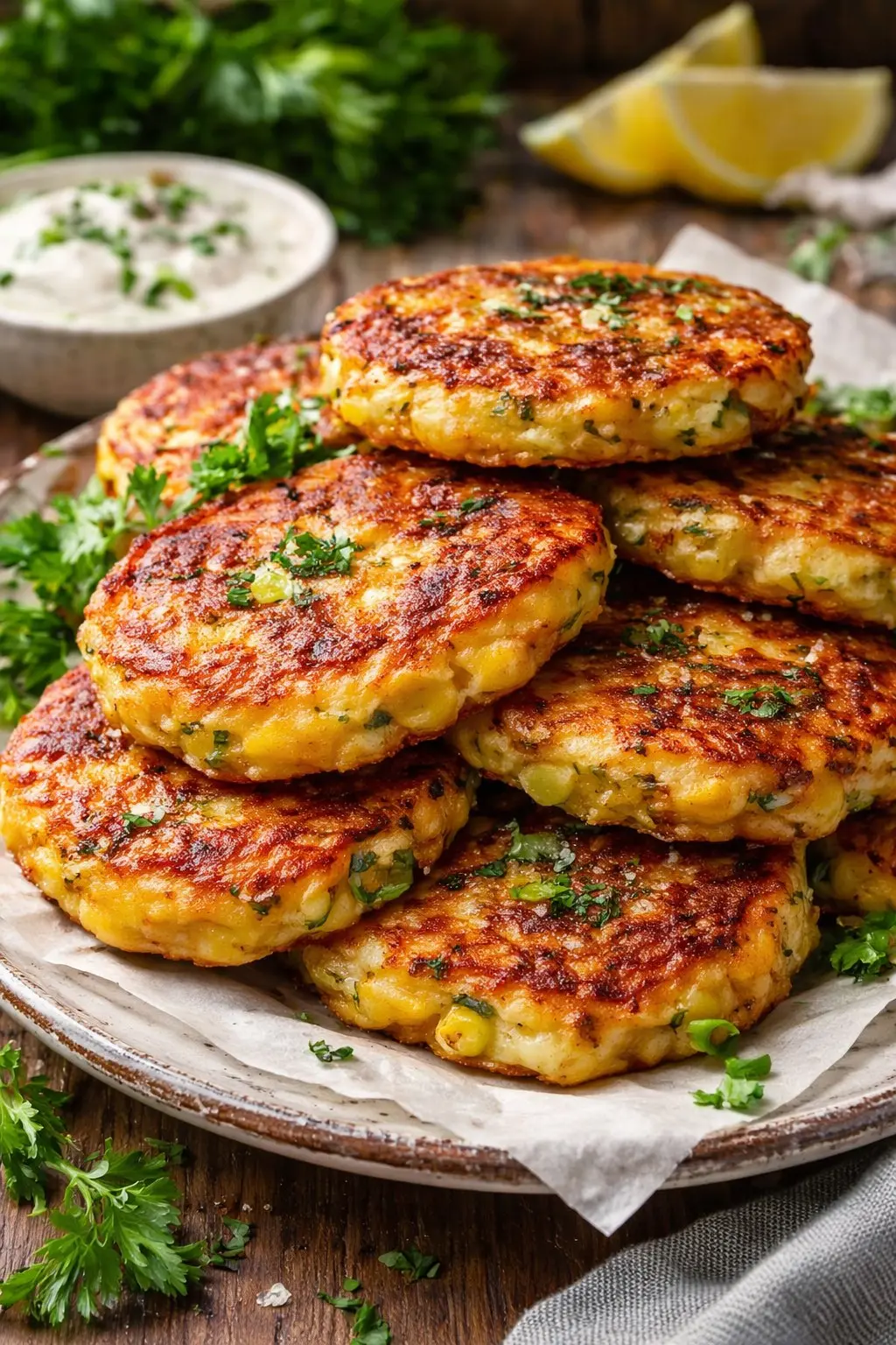 Tortitas de Verduras con Queso Crujientes Receta Fácil