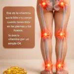 Vitamina D alivia dolor de piernas y huesos