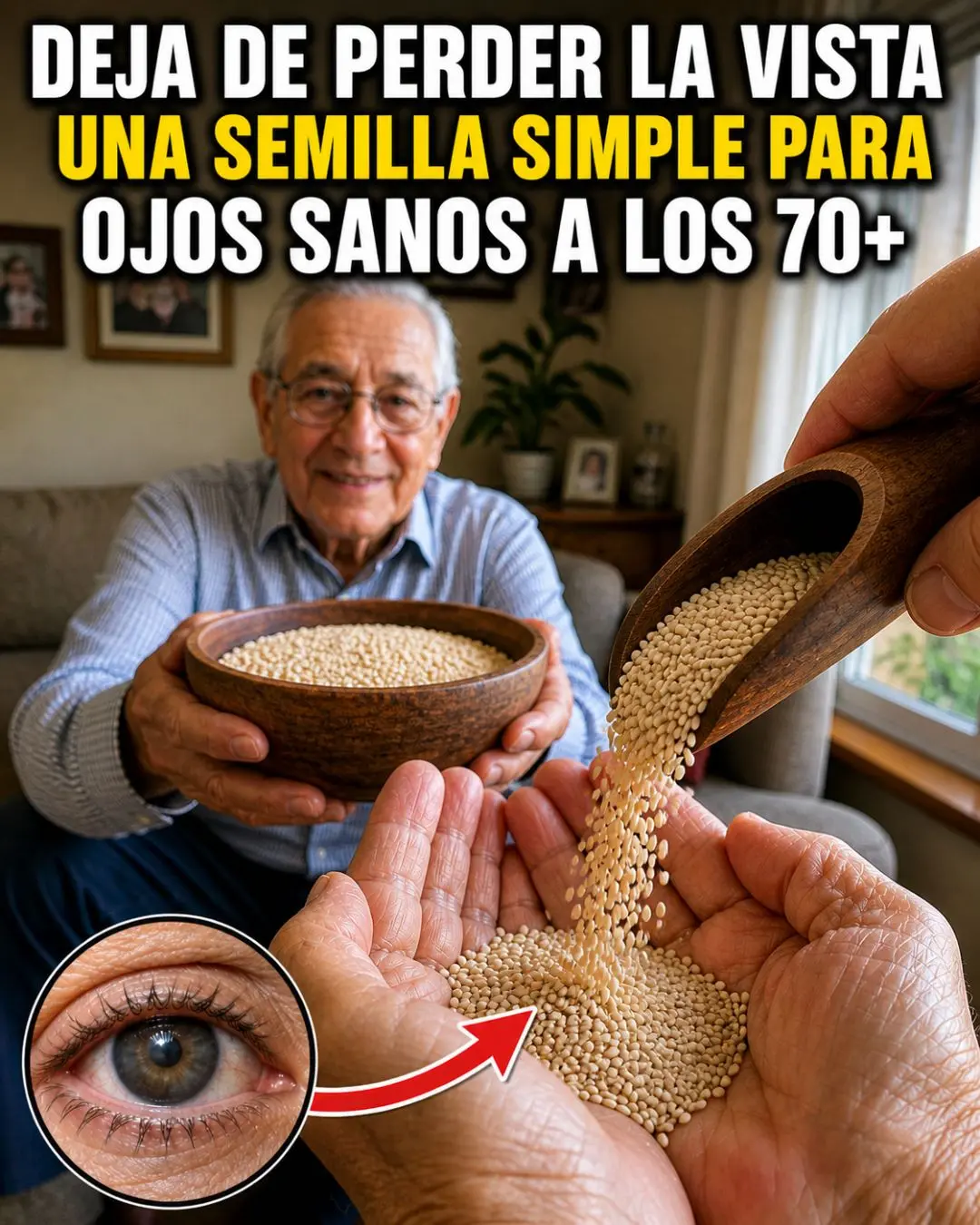 Semillas de ajonjolí para la salud ocular