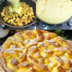 Tarta de manzana rápida: ¡3 manzanas en 10 minutos!