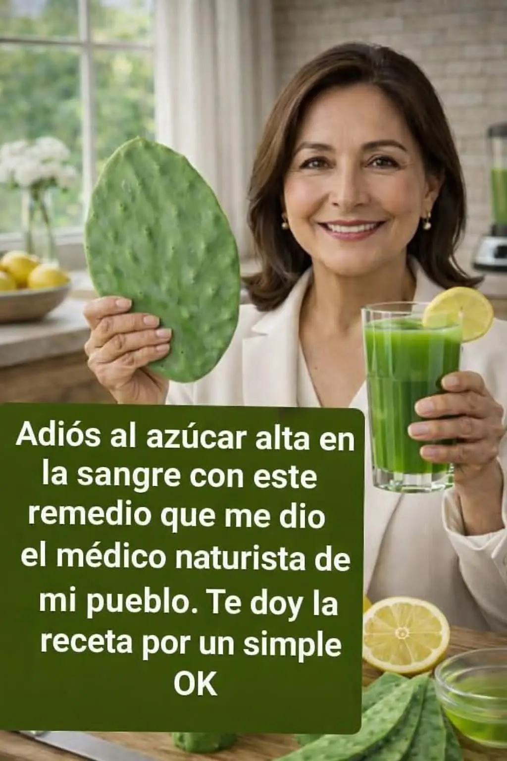 Limón Nopal y Sábila para Colesterol y Diabetes