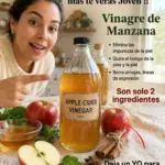 El vinagre te rejuvenece 40 años sin cirugías