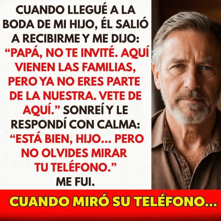 Echado de la boda: el celular reveló todo