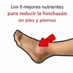 5 nutrientes para desinflamar pies y piernas