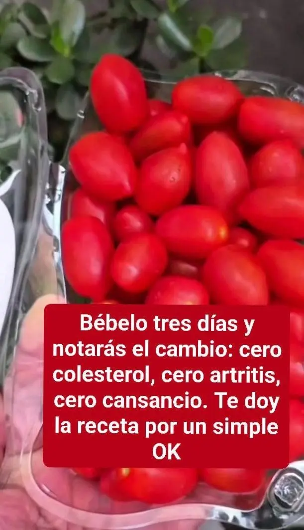 Receta 3 Días: Cero Colesterol, Artritis, Cansancio
