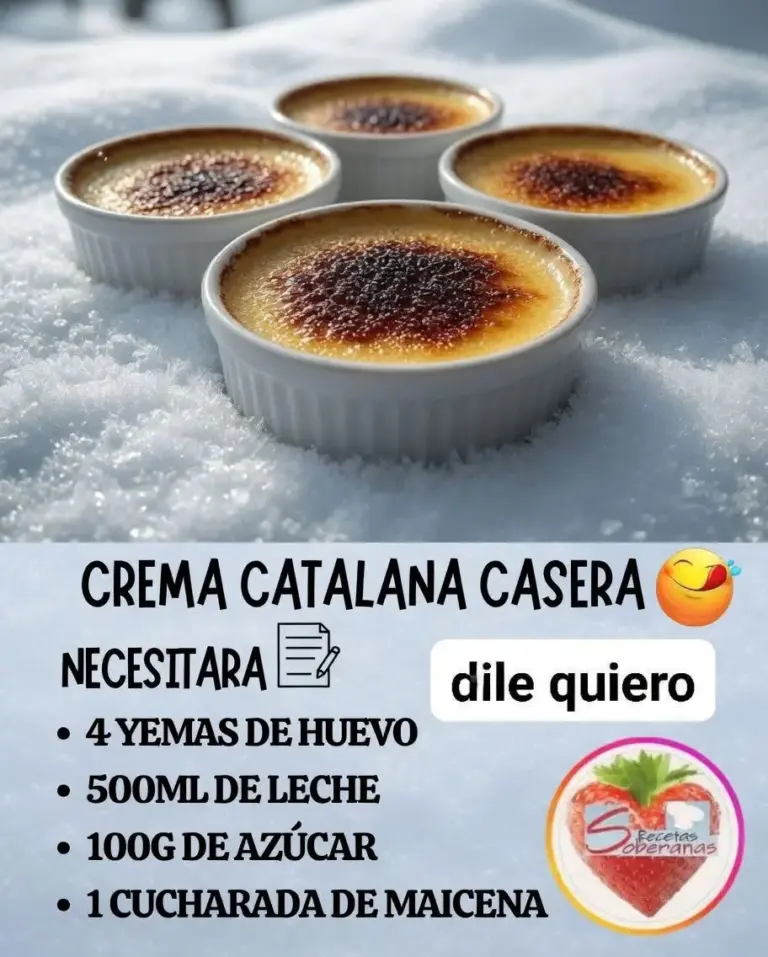 Cómo preparar la auténtica crema catalana casera
