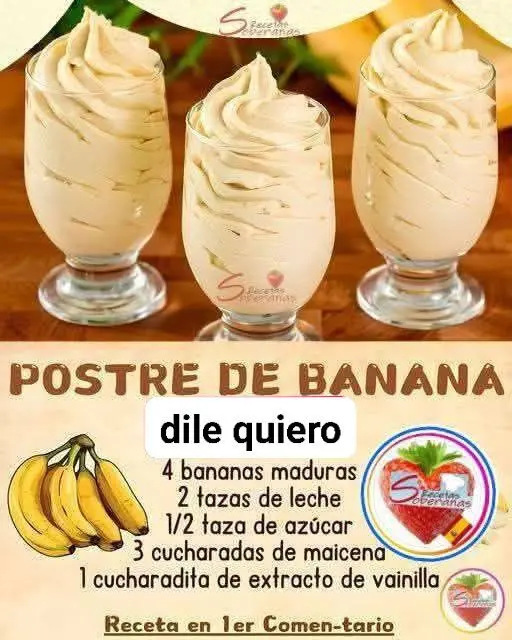 Postres fáciles con bananas: recetas rápidas y deliciosas