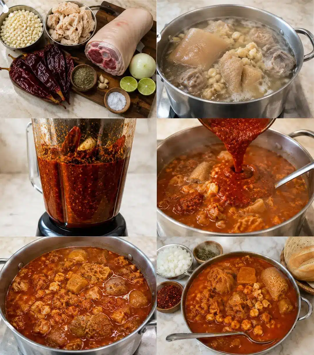 Menudo Rojo: Pata de Res y Maíz Delicioso