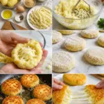 Tortitas de Papa Rellenas de Queso Deliciosas