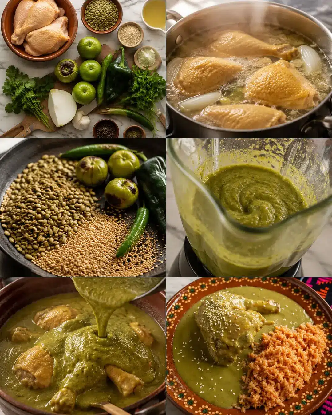 Pollo en Salsa Pipían Verde: Receta Fácil