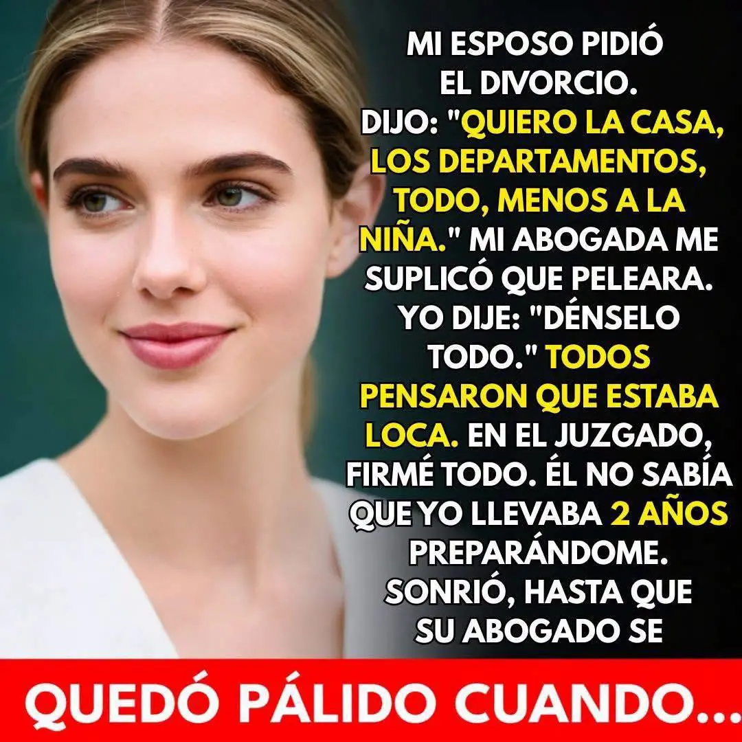 Divorcio: Firmé todo, sin saber la bomba
