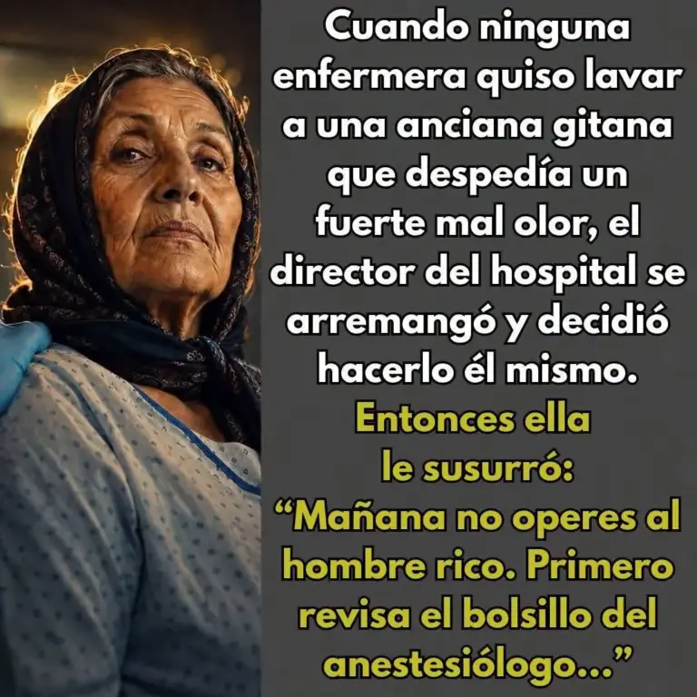 Director aseó anciana gitana por olor