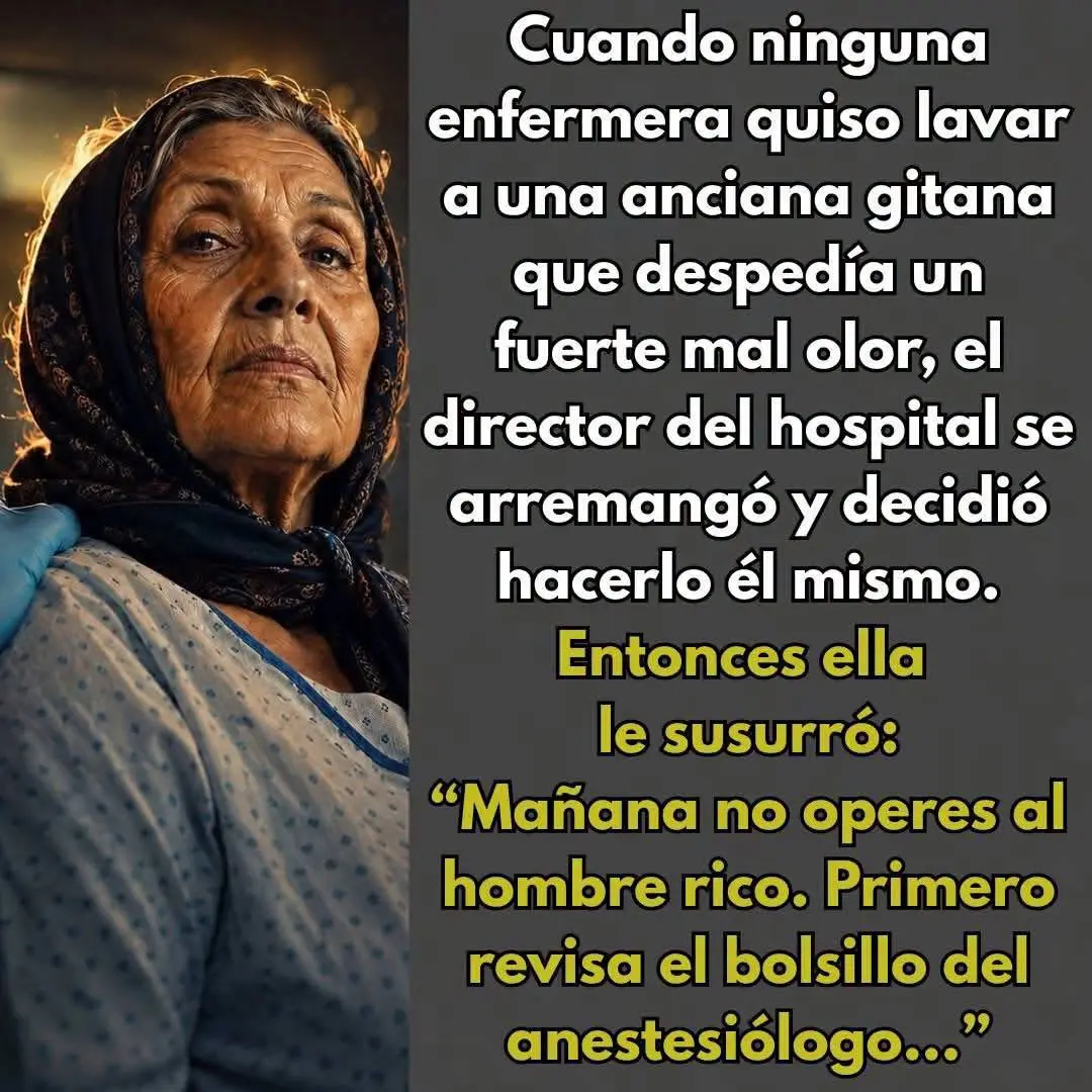Director aseó anciana gitana por olor