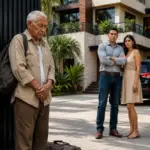 Padre millonario prueba a sus hijos indigente
