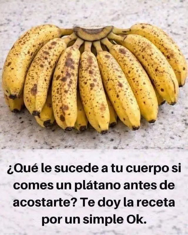 Beneficios de comer plátanos antes de dormir