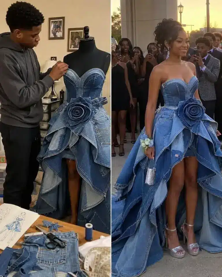 Madrastra se burló de mi vestido hecho mano