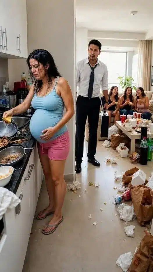 Esposa embarazada humillada: la verdad tras la basura