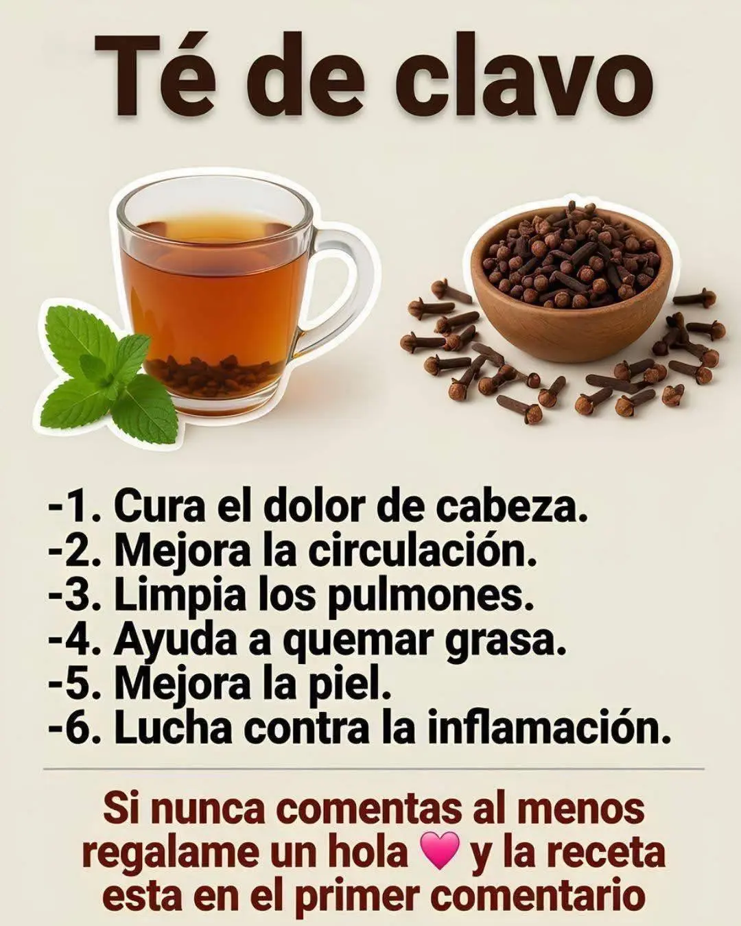 Té de Clavo: Beneficios, Propiedades y Receta Fácil