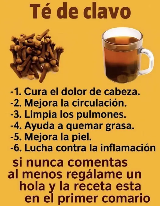 Beneficios del té de clavo de olor