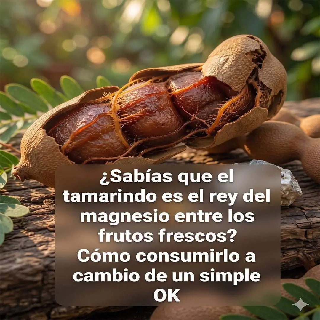 Tamarindo: la mayor fuente natural de magnesio