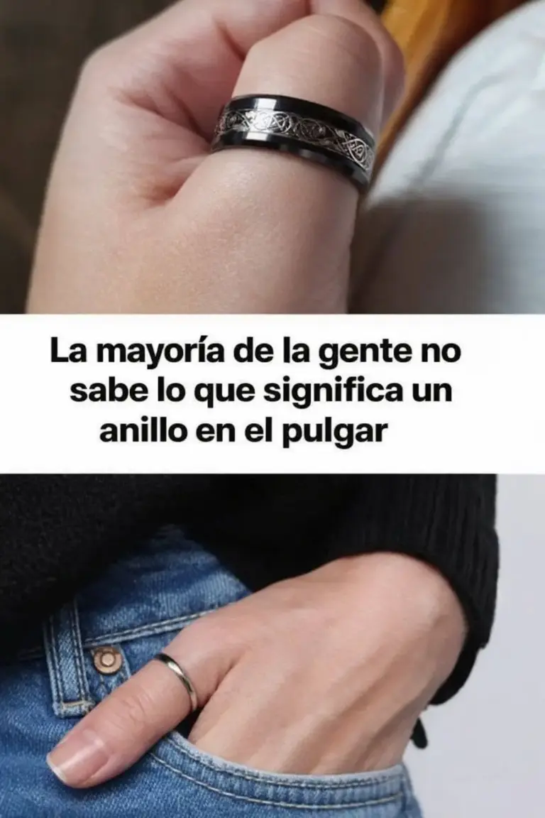 Significado del anillo en el pulgar revelado