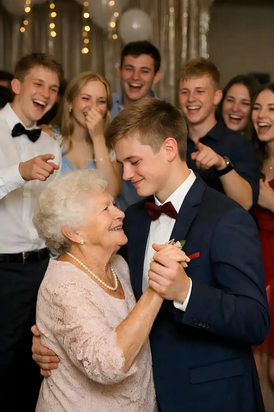 Bailé con mi abuela en mi graduación