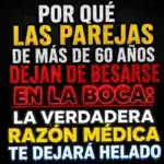 Por qué las parejas mayores dejan de besarse