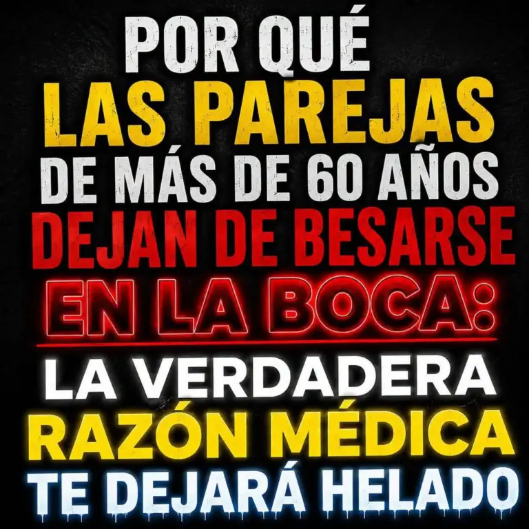 Por qué las parejas mayores dejan de besarse