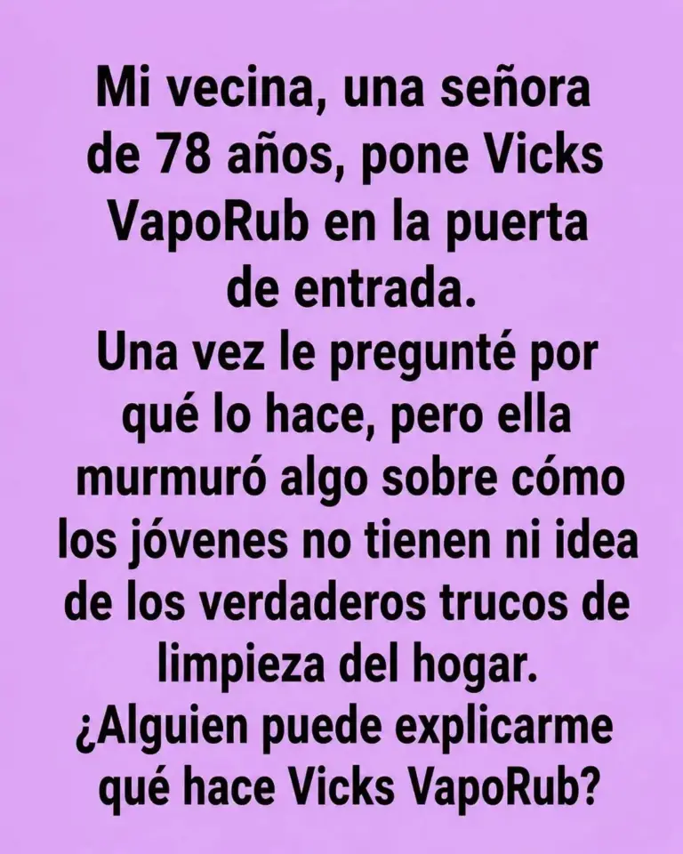 Usos sorprendentes y efectivos del Vicks VapoRub
