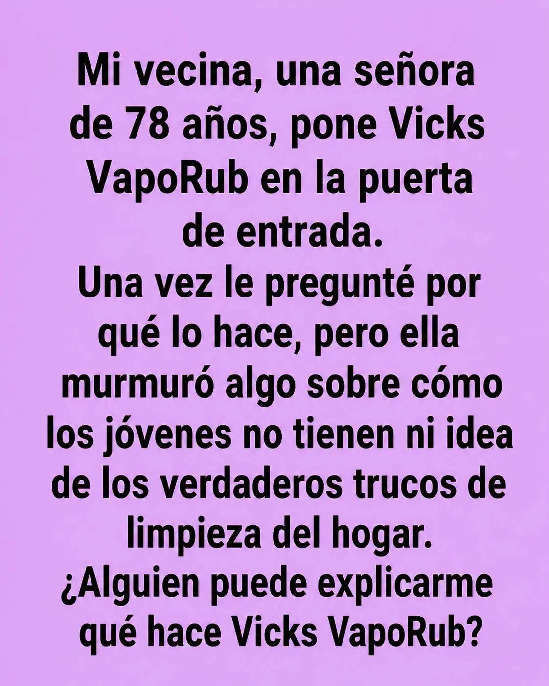 Usos sorprendentes y efectivos del Vicks VapoRub