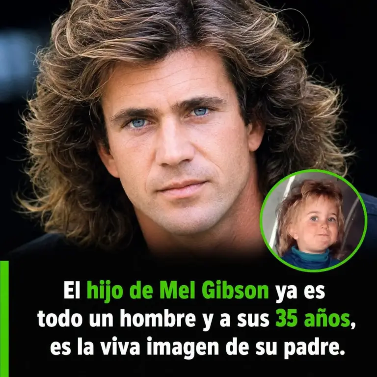 El hijo de Mel Gibson es su clon