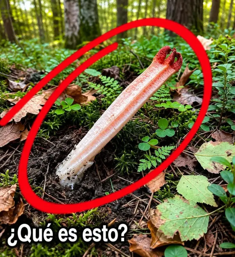 Qué es este extraño hallazgo en el bosque