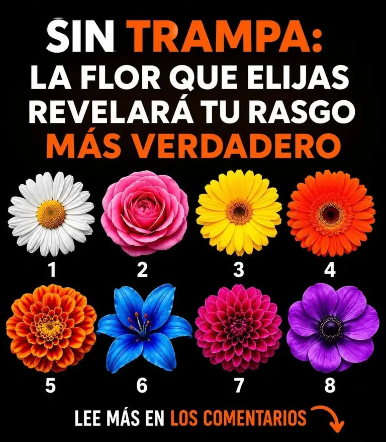 Tu flor revela tu rasgo más auténtico 😮