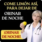 Limón para orinar menos por la noche
