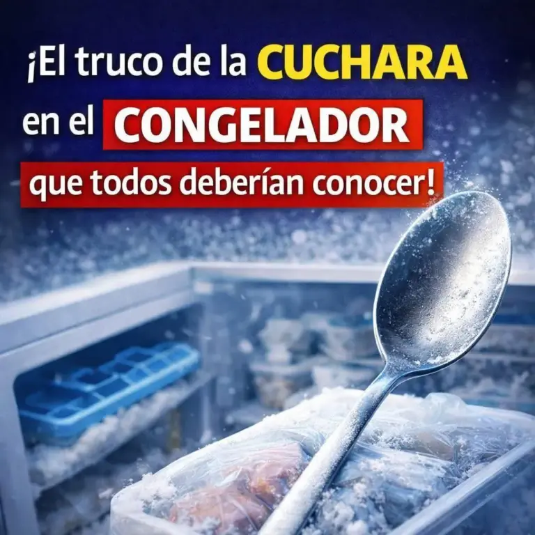 Truco Cuchara Congelador: Sal de Apuros Fácil