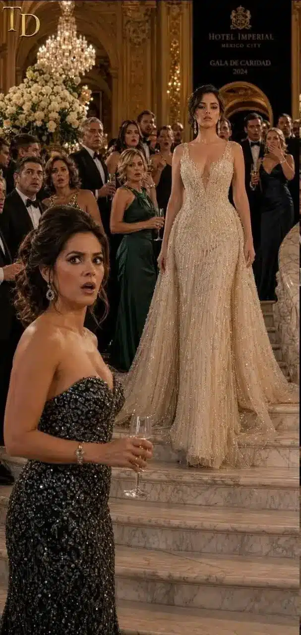 Empleada humillada sorprende en gala con vestido