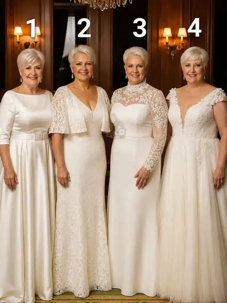 Vestidos de novia ideales para mujeres mayores