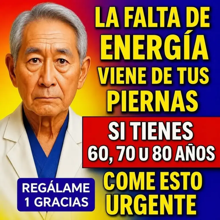 Energía para piernas: come esto desde 60 años