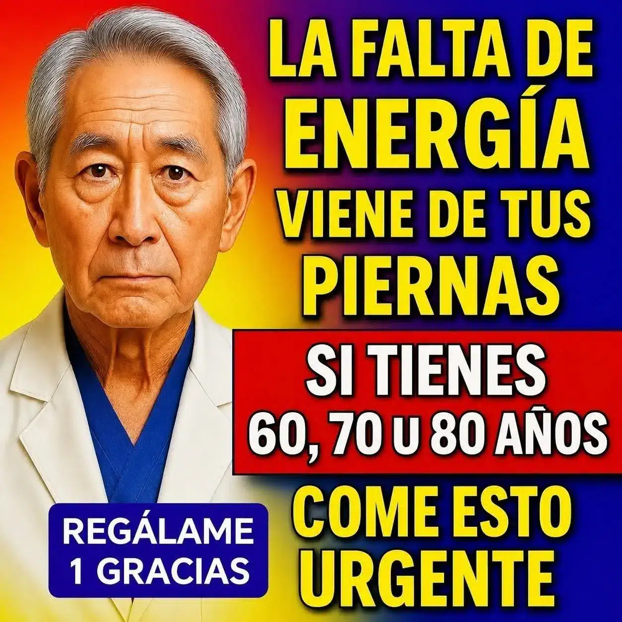 Energía para piernas: come esto desde 60 años
