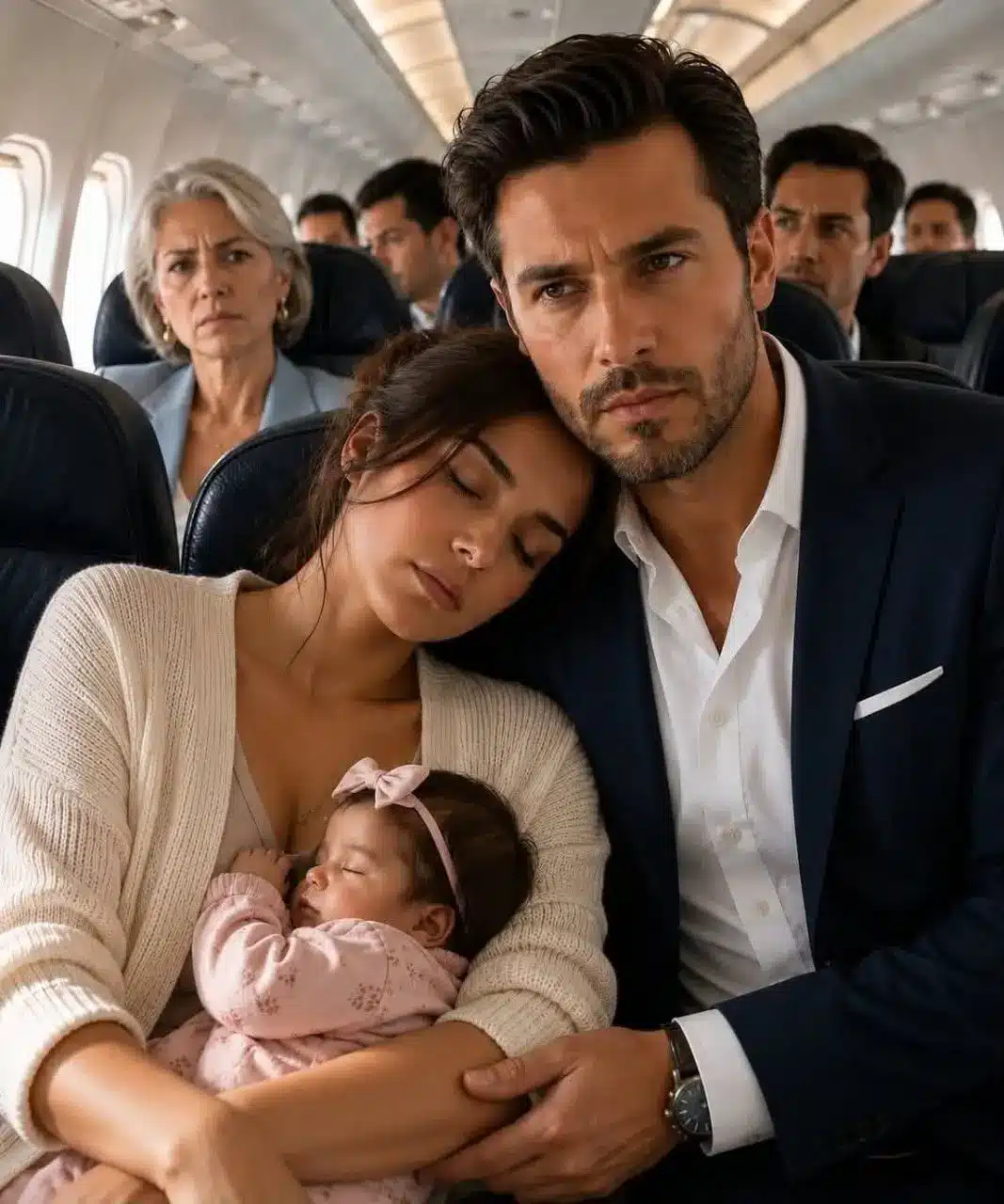 Fingí dormir en su hombro durante el vuelo
