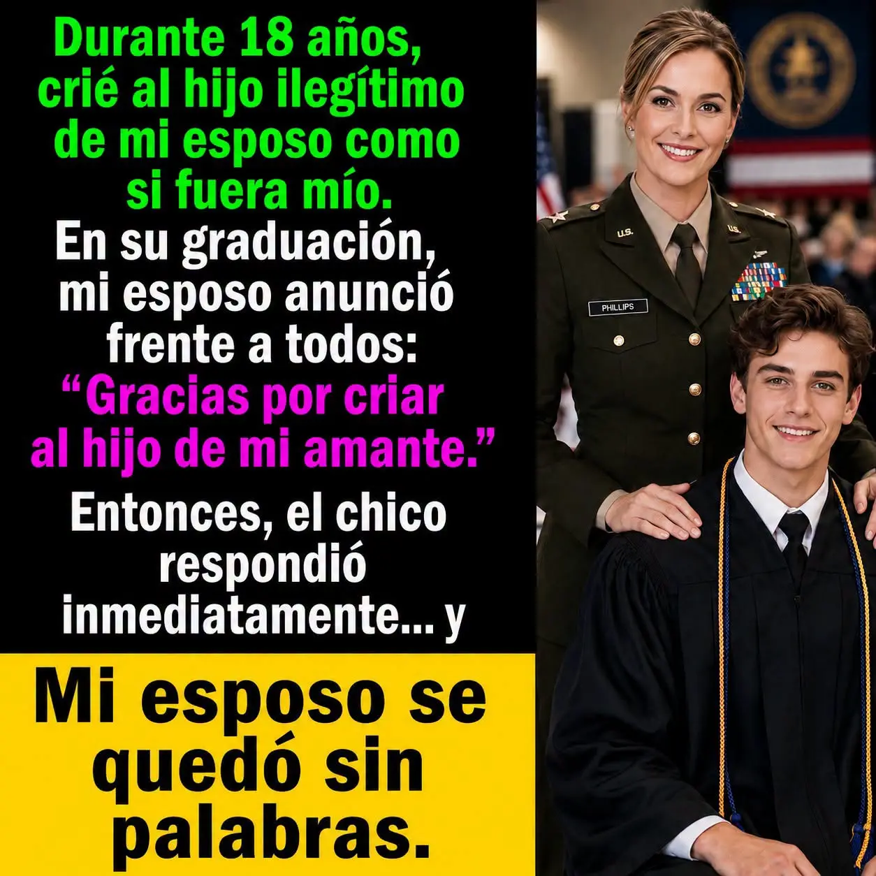 Humillación pública: Mi hijo puso a mi esposo en silencio