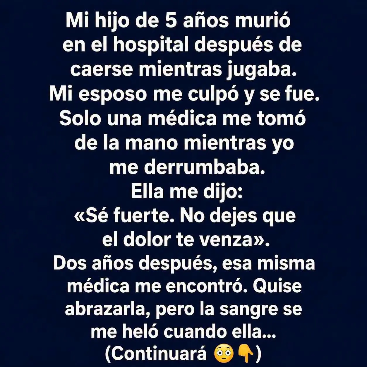 Médica, mano: pérdida, sanación, esperanza